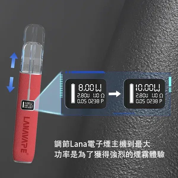 LANA拉娜電子煙通用一代皮革主機 【灰色】
